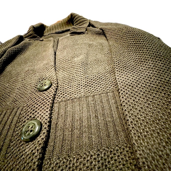 Apt 9 Knit Button Up Sweater with Big Buttons and Front Pockets - Picture 2 of 7